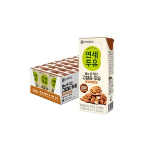 연세두유 뼈를 생각한 고칼슘 호두 앤 아몬드, 190ml, 24개