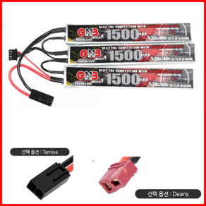 Lipo 배터리 11.1v 1500MAH 3S1P 30C/60C 미니타미야 / 딘스, 1개