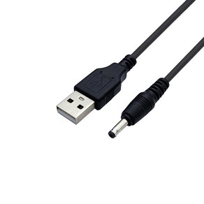 외경 3.5mm 내경 1.3mm USB 전원 연결 케이블 선 1M, 1개