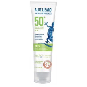 블루리자드 키즈 미네랄 베이스 선크림 SPF50 워터 레지스턴트 148ml BLUE LIZARD, 1개