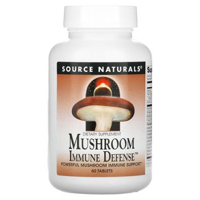 소스내추럴스 Mushoom Immune Defense 60정, 1개