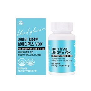 아이비 혈당엔 브이디엑스 VDX 혈당케어 건강기능식품, 1개, 60정