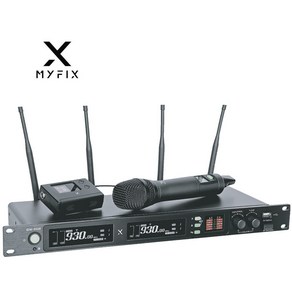 MYFIX GW-902 무선마이크 2채널시스템 마이픽스 핸드 벨트타입 선택가능 /주파수 자동추적, GW-901HA 핸드마이크, GW-901B 벨트팩마이크