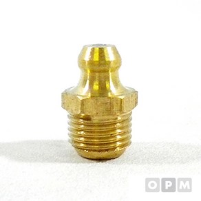 JA)스텐구리스닛블/스텐구리스니플(ㅡ자) M6x1.0P / 1EA, 1개