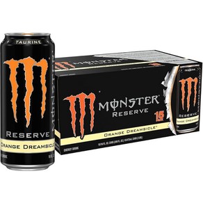 Monster Energy Reserve 화이트 파인 옐로우 에너지 드링크 473.2ml16온스 15개 팩 370276