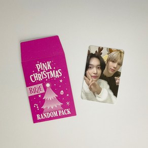 라이즈 원빈 쇼타로 2023 핑크 크리스마스 스페셜 유닛 포토카드 포카 RIIZE WONBIN SHOTARO 2023 PINK CHRISTMAS SPECIAL PHOTOCARD