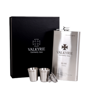 VALKYRIE 발키리 [겨울여행] 힙프라스크 12oz (340ml) 대용량 (국내배송), 1개, 실버, 340ml