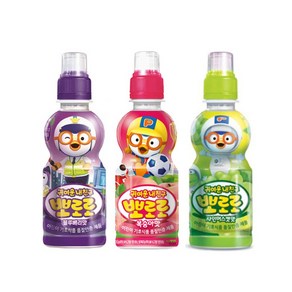 뽀로로 어린이음료 3종 총42개 235ml (블루베리14개+복숭아14개+샤인머스캣14개)