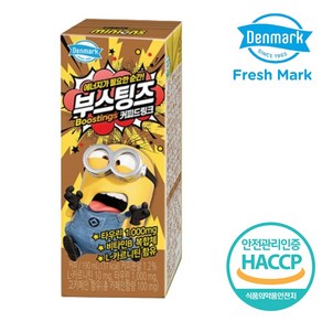 미니언즈 커피우유 부스팅즈 드링크, 190ml, 4개