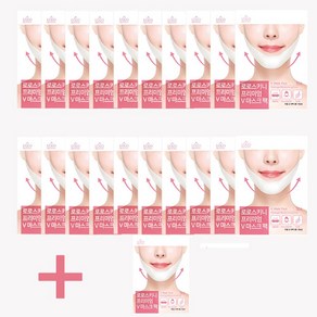로로스키니 프리미엄 하이드로겔 턱 v 브이라인 리프팅 팩, 1개입, 21개