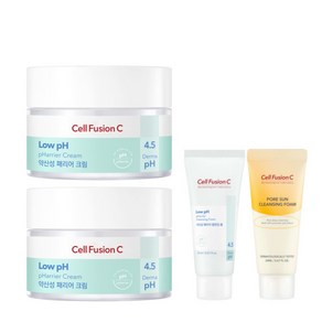 셀퓨전씨 약산성 패리어 크림 55ml+55ml (+미니어처 2종), 2개