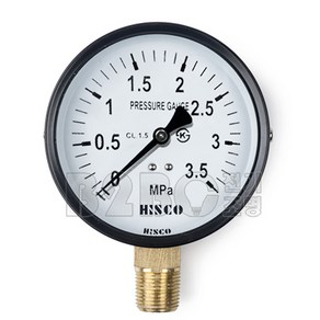 협성히스코 압력게이지 75파이 3.5MPa 35K A형, 75D-3.5MPa-A형/546158, 1개