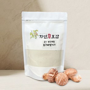 국산 100% 자연애보감 건조표고버섯 가루 분말, 1개, 500g