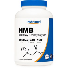 뉴트리코스트 HMB 1000mg 캡슐, 240정, 1개