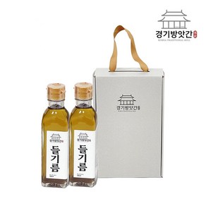 경기방앗간 저온압착방식 방앗간 통깨 진한 참기름 들기름 180ml 세트(중국산), 3.중국산180ml 들기름세트, 1세트