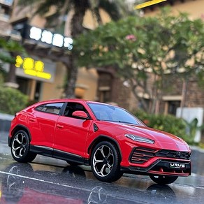 람보르기니 우르스 URUS Maisto 모델 럭셔리 SUV 1대24 자동차 미니카 모형 다이캐스트 꿈꾸는다락방, 레드, 1개