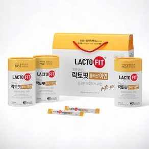 종근당건강 락토핏 플러스 아연 선물세트, 1박스, 60회분