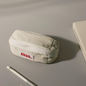 아트박스/마스마룰즈 180도 Hapoom pencil cosmetic pouch _ Beige, 색상, 1개