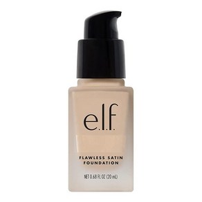 E.l.f. 플로우레스 피니시 파운데이션 버프 0.68 Fl Oz 20mL, 0.67 Fl Oz (Pack of 1), 베이지, 베이지, 1개