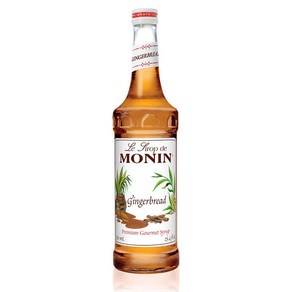 Monin - Gingerbread Syrup Hint of Nutmeg and Cinn Monin - 진저브레드 시럽 육두구 및 계피 힌트 천연 향료 라떼 모카 탄산음