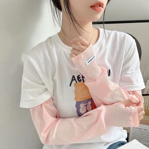 [지앤지] 손등형 패션 쿨토시 빅사이즈 헐렁한 팔토시 자외선차단 시원한 등산쿨토시