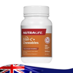 누트라라이프 비산성 비타민 이스터 C 츄어블 120정 NutaLife Este C Chewables 120 Tablets, 1개