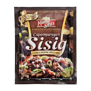 필리핀 Mama Sitas 시식 시트러스 페퍼 향신료 믹스 40g / Sisig CITRUS PEPPER SPICE MIX, 1개