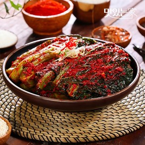 [송완숙명인] 여수 돌산 갓김치 2kg 국내산 김치 당일생산, 1개