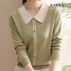 카라 KARRA 폴링배색니트 A3F0398