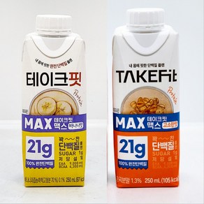 테이크핏 맥스 250ml 고소한맛 12개 + 바나나맛 12개