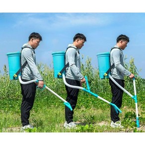 비료 살포기 농업용 수동 분사기 농약 분무기 배낭형 뿌리기 배낭 후면 추비, B.25kg용량+Y형튜브타입(옵션사진참조), 1개