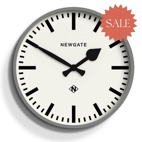 NEWGATE 뉴게이트 넘버3 철도 벽시계 러기지 클래식 회색 영국정품
