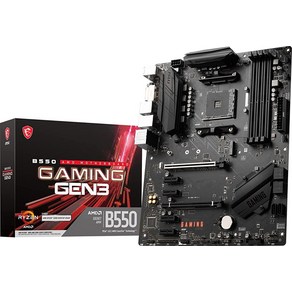 MSI B550 게이밍 GEN3 마더보드 AMD Ryzen 5000 시리즈 AM4 DDR4 PCIe 3.0 SATA 6Gb s M.2 USB 3.2 Gen 1 HDMI DVIPo, 1개