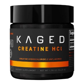 캐이지머슬 Kaged Muscle C-HCL 크레아틴 무향 1.98 oz(56.25 g), 1개, 56.25g