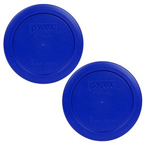 Pyex 7200-PC 2 Cup Cadet Blue Round Plastic Food Stoa Pyex 7200-PC 2컵 생도 파란색 원형 플라스틱 식품 보관 뚜껑 - 2, 2개