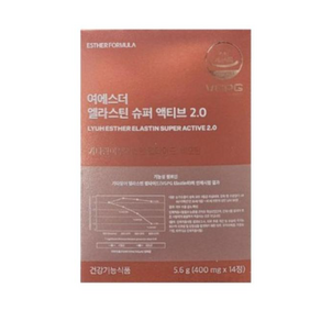 [선착순] 여에스더 엘라스틴 슈퍼 액티브 2.0, 14정, 4개