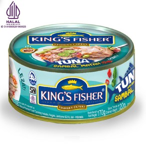 Kings fisher tuna sambal matah 킹스피셔 튜나 참치 삼발마따 할랄식품