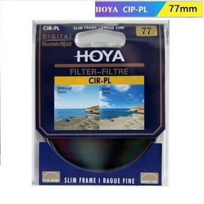 (에서 us) HOYA CPL 필터 77mm 원형 편광 CIR-PL 슬림 CPL 편광 보호 렌즈 필터 Nikon Canon Sony 카메라, 01 77mm, 1개