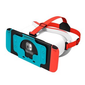 DEVASO VR 헤드셋 호환 닌텐도 스위치용 OLED 3D 안경 NS 스위치 게임용 가상 현실 영화 조절 가능 큰 렌즈, 3) C, 1개