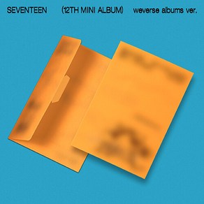 [Weverse Albums ver.] 세븐틴 미니 12집 위버스 SEVENTEEN 12th Mini Album / 셀카포토카드2종+카드홀더+QR카드