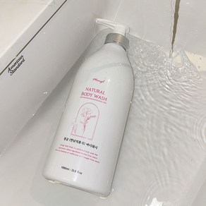 몽글 한낮의휴식 향기좋은 자연유래 약산성 바디워시 1000ml 대용량, 2개, 1L