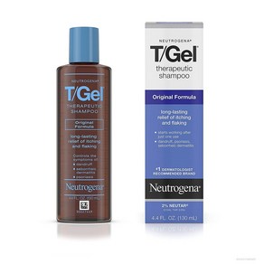 Neutogena T/Gel Theapeutic Shampoo 뉴트로지나 티젤 테라퓨틱 샴푸 오리지널 포뮬라 130ml 3팩, 3개