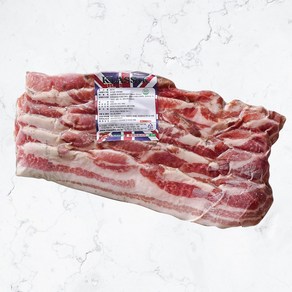 영국식 생 베이컨 English Steaky Bacon 500g(Unsmoked) Thick cut 10%, 500g, 1개