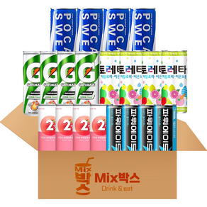 [믹스박스] 이온음료 5종 세트, 2세트, 240ml