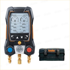 testo 550s KR 디지털 매니폴드게이지 특별보상판매 과열 과냉 확인, 1개