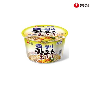 농심 멸치칼국수 사발 75g, 16개