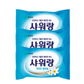 무궁화 샤워랑 화이트 플로럴 비누, 130g, 12개