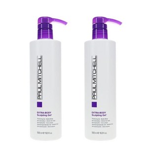 Paul Mitchell 폴미첼 가는모발 헤어 스타일링 젤 500ml x2팩 Exta body Sculpting Gel Thickening Gel, 2개