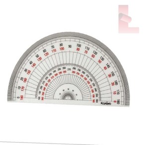 더제이 반원 분도기 각도자 초등학생각도기 180도