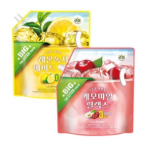 밸런스그로우 레몬녹차 에이드 제로 1.5L +캐모마일 릴렉스 제로 1.5L, 1개